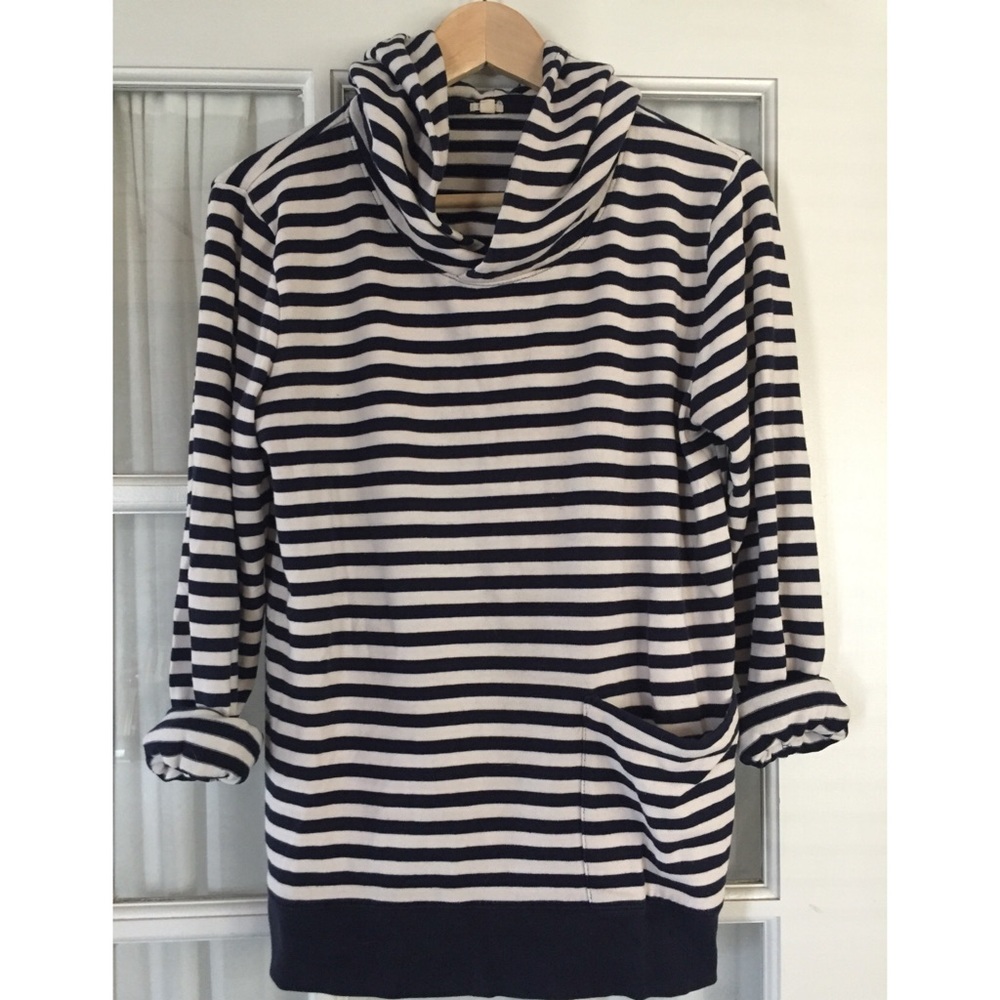 J. Crew striped pullover